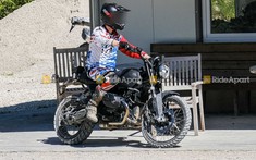 BMW R Nine T phiên bản Scrambler mới hé lộ hình ảnh thử nghiệm đầy bụi bặm