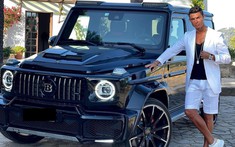 Cristiano Ronaldo lại gây sốt mạng xã hội với bức ảnh chụp cùng "khủng long" Brabus G V12 900 chỉ có 10 chiếc