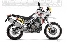 Chưa ra mắt chính thức nhưng Aprilia Tuareg 660 2021 đã có phiên bản đặc biệt với bộ tem xe đua đầy quyến rũ
