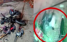 Video: Thanh niên chạy xe máy với tốc độ cao, tông vào gốc cây bên đường ở Yên Bái