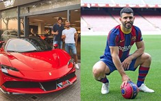 Mới đầu quân cho Barcelona, Sergio Aguero chi hơn 12 tỷ đồng để mua siêu xe Ferrari SF90 Stradale dạo phố