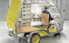 Bufalino - Mẫu xe cắm trại 3 bánh, kích thước tí hon được thiết kế dựa trên xe Piaggio