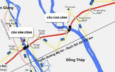 Sắp làm cao tốc nối Tiền Giang - Đồng Tháp vốn 9.500 tỷ