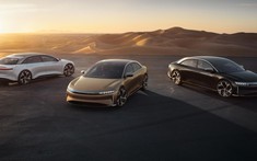 Ô tô điện hạng sang Lucid Air gây ấn tượng mạnh với khả năng vận hành gần 840 km mỗi lần sạc