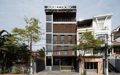 Nhà phố 7 tầng kết hợp mô hình shophouse sinh động tại Bình Dương