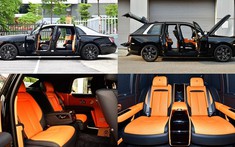 Cặp đôi Rolls-Royce có chung nội thất cam Hermes độc đáo tại Việt Nam