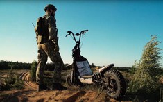 Mosphera - Xe scooter điện cấp độ quân sự, thiết kế cứng cáp và tốc độ bất kể địa hình