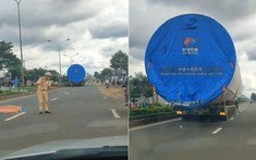 Gia Lai: Đi bộ sang đường, người phụ nữ bị xe chở thiết bị điện gió cán tử vong