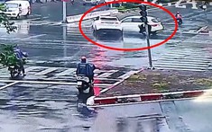 Lộ video vụ va chạm giữa Mercedes-Benz GLC với Jaguar F-Pace, lỗi thuộc về nữ tài xế điều khiển xe Anh quốc