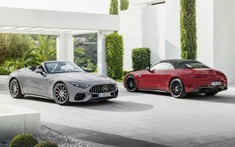Chi tiết xe thể thao Mercedes-AMG SL mới với thiết lập 2+2, mui vải và công suất 577 mã lực