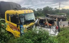 Đắk Nông: "Điểm đen" giao thông ở dốc Ông Bồ lại xảy ra tai nạn liên hoàn, 1 người bị thương