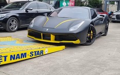 Ferrari 488 Spider độ Novitec lại thay áo mới trước khi được vận chuyển về Đà Nẵng