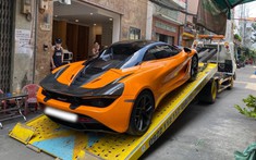 McLaren 720S Spider màu cam chính thức về chung nhà với Mercedes-AMG G63 độ nội thất cam của hot girl mỹ phẩm