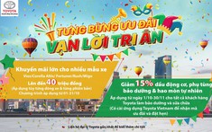 Khởi động tháng 10, Toyota Việt Nam tung loạt ưu đãi lên tới 40 triệu đồng 