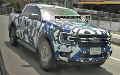 Ford Ranger 2022 bị bắt gặp trên đường phố Đông Nam Á trước khi ra mắt vào cuối năm nay