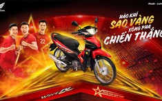 "Xe số quốc dân" Honda Wave Alpha bản giới hạn với màu tem 'Hào khí sao vàng' được bán với giá cao