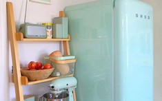 10 ý tưởng kết hợp màu xanh bạc hà vào không gian bếp