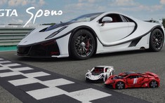 Đây là mô hình Lego chạy nhanh nhất thế giới, mô phỏng theo siêu xe Spania GTA Spano