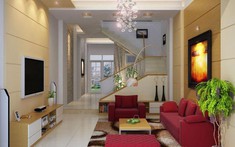 Mẫu thiết kế nhà ống 3 tầng 1 tum, diện tích 67m2