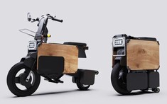 Tatamel Bike - Mẫu xe máy điện Nhật Bản có thể gập lại nhỏ như vali, tiện dùng trong đô thị
