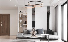 Thiết kế nội thất "chất lừ" trong căn hộ 3 phòng ngủ 90m2