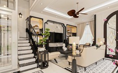 "Cứu thua phút 90" cho nội thất biệt thự song lập 135m2