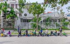 Trường mầm non hòa mình vào thiên nhiên xanh mát