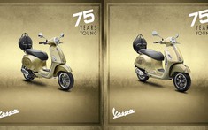 Piaggio Việt Nam ra mắt phiên bản kỷ niệm 75 năm Vespa, màu mới độc lạ, thêm phụ kiện và thêm tiền