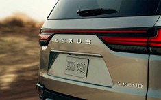 "Chuyên cơ mặt đất" Lexus LX 2022 bất ngờ được hé lộ thiết kế, ra mắt vào tuần sau