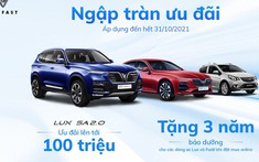 VinFast áp dụng ưu đãi "kép" cho khách mua xe tháng 10
