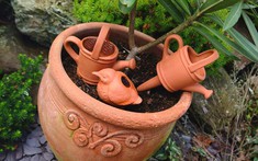 Nghệ thuật trang trí không gian sân vườn bằng gốm sứ