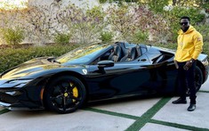 Nam diễn viên hài Kevin Hart tậu siêu xe mui trần Ferrari SF90 Spider đang được nhiều đại gia Việt nhắm đến