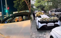 Video: Dàn siêu xe khủng tham dự buổi rước dâu của CEO 9X Tống Đông Khuê