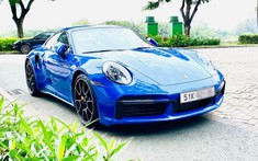 Bắt gặp Porsche 911 Turbo S 2021 của doanh nhân từng sở hữu 2 siêu xe Lamborghini chính hãng đầu tiên Việt Nam