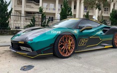Ferrari 488 GTB độ đầu xe theo bản Misha Designs của biker An Giang, công suất tăng 95 mã lực