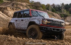 Ford Bronco Raptor 2022 lộ diện kiểu dáng hầm hố, dùng động cơ của F-150 Raptor khiến fan phấn khích