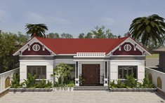 7 mẫu nhà cấp  4 chữ U hiện đại