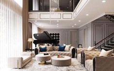 8 mẫu thiết kế phòng khách thông tầng độc đáo