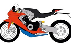 Honda phát triển siêu mô tô hoàn toàn mới sử dụng khung monocoque như xe Ducati