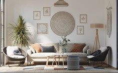 Mê mẩn thiết kế nội thất Scandinavian - Bohemian tinh tế