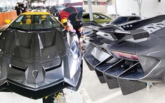 Lamborghini Aventador độ Duke Dynamics với ngoại thất carbon trần và đuôi xe Centenario của đại gia Việt sắp hoàn thành