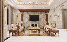 Mẫu thiết kế biệt thự 2 tầng tân cổ điển nhẹ nhàng, thanh lịch