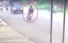 Video: Chạy lấn làn đường và tông trực diện ô tô tải, người đi xe máy tử vong tại Đồng Nai