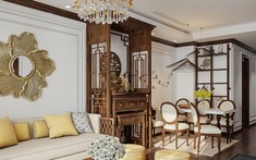 Mê mẩn căn hộ 85m2 phong cách Indochine "đo ni đóng giày"
