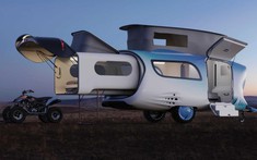 Whale Trailer Cabin - Concept xe moóc cắm trại lý tưởng với thiết kế lấy cảm hứng từ cá voi