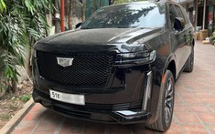 Chờ nhận xe Koenigsegg Regera, Hoàng Kim Khánh mang "cận vệ" Cadillac Escalade chục tỷ đồng ra Hà Nội