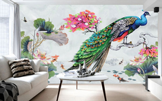 Trang trí nhà đẹp với tranh dán tường 3D