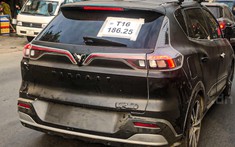 Xe điện của người Việt, VinFast VF e34 xuất hiện trên đường phố Đồng Nai với biển tạm