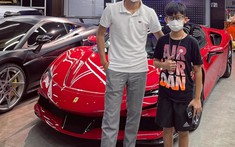 Chuẩn cậu cả thời 4.0, con trai của Đức Huy và Lệ Quyên nhận bàn giao siêu xe Ferrari SF90 Stradale