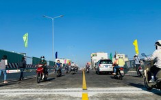TP.HCM: Cầu hơn 500 tỉ đồng nối Bình Tân và Tân Phú thông xe nhánh đầu tiên